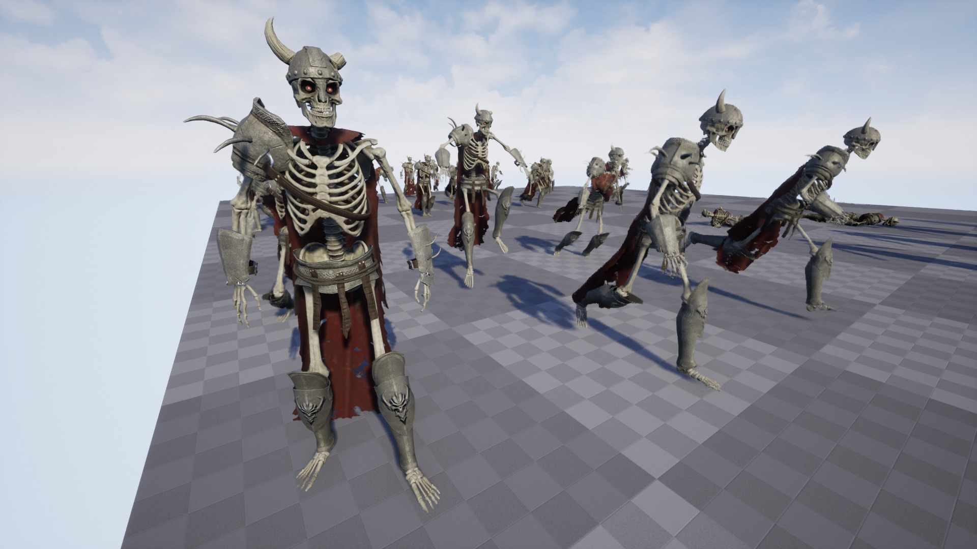 Skeleton 03 Low-poly 3D model_18