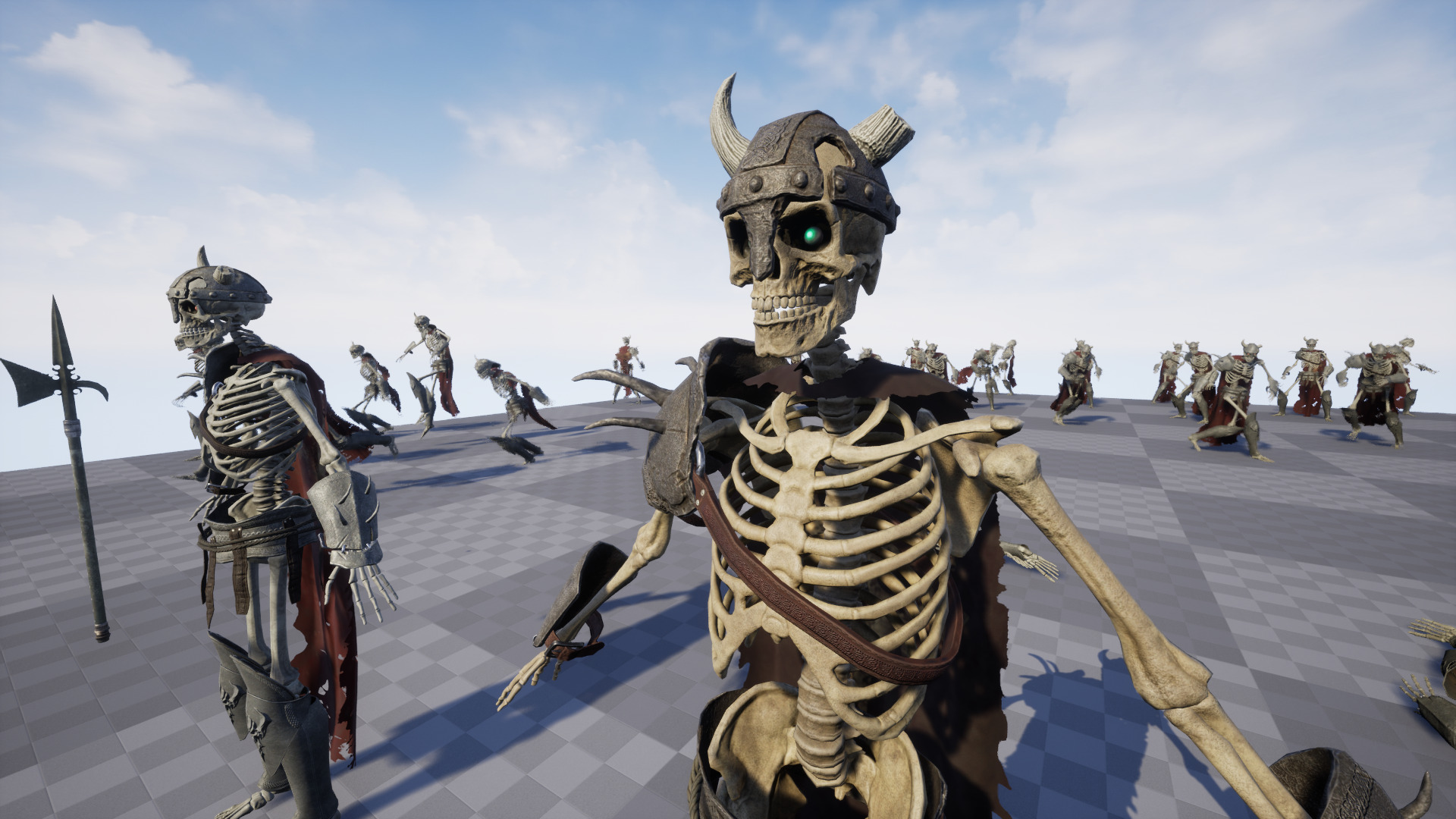 Skeleton 03 Low-poly 3D model_20