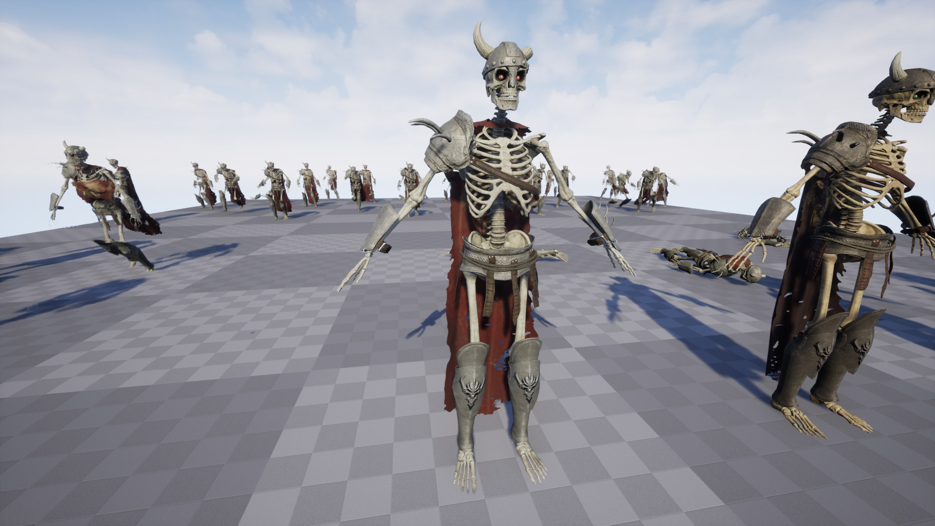 Skeleton 03 Low-poly 3D model_17