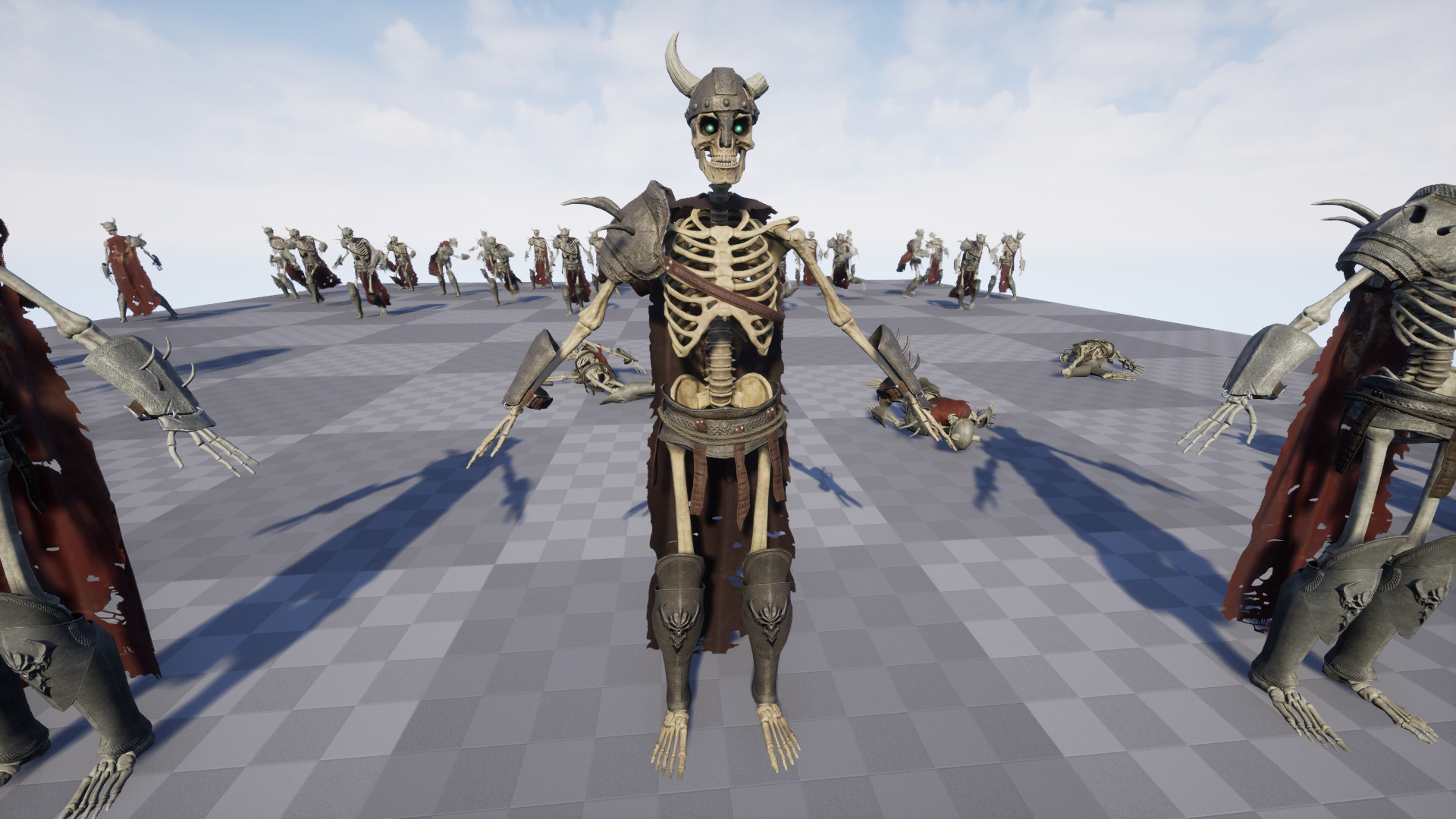 Skeleton 03 Low-poly 3D model_21