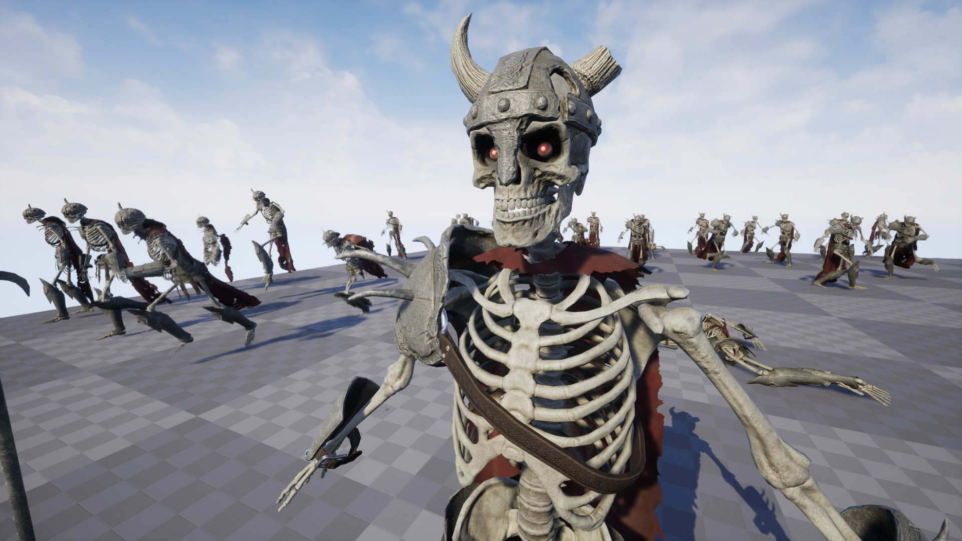 Skeleton 03 Low-poly 3D model_16