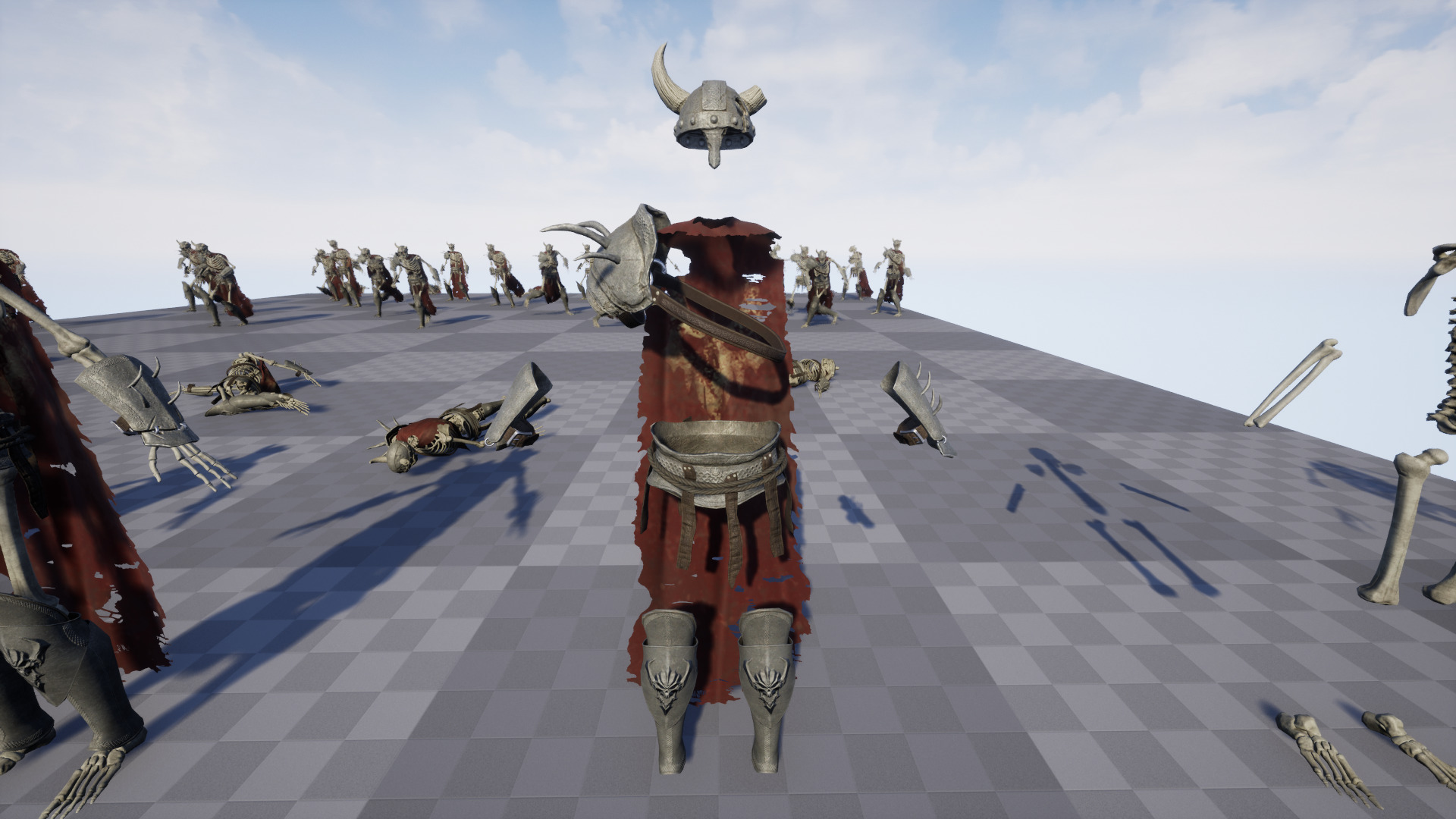 Skeleton 03 Low-poly 3D model_19