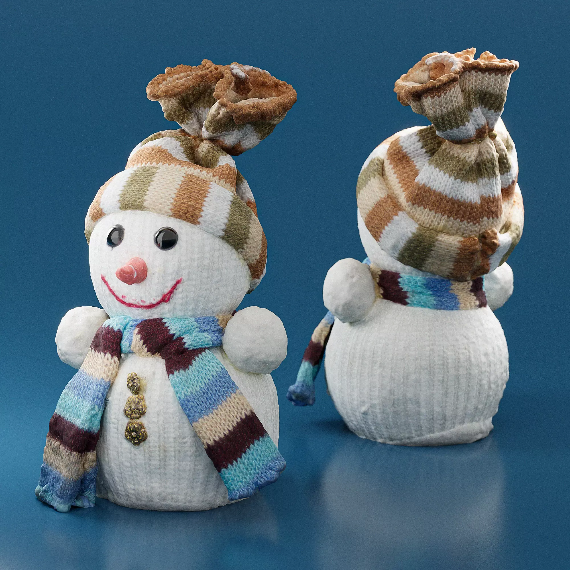 Snowman 3D model_0