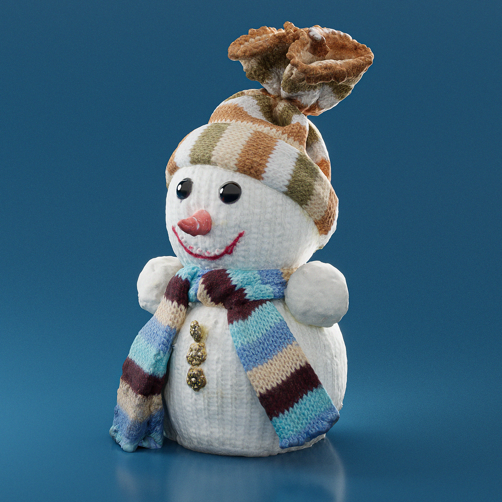 Snowman 3D model_1