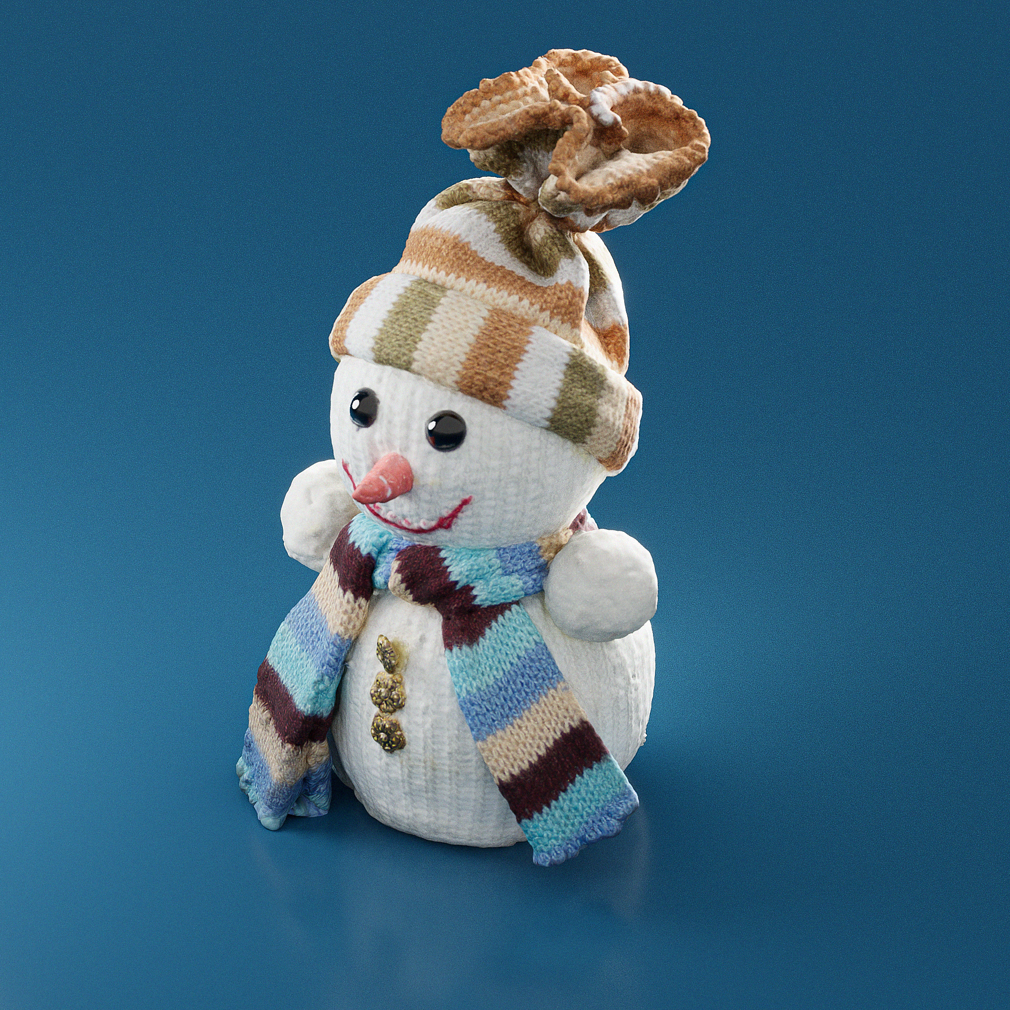 Snowman 3D model_2