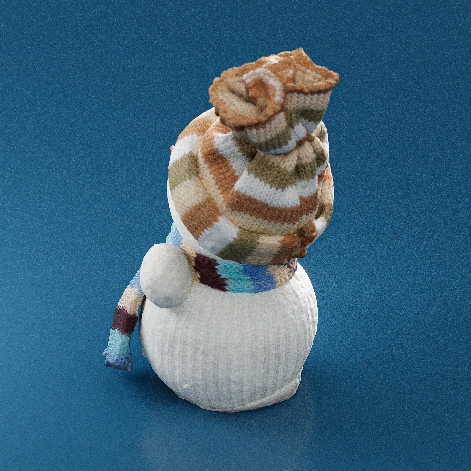 Snowman 3D model_3