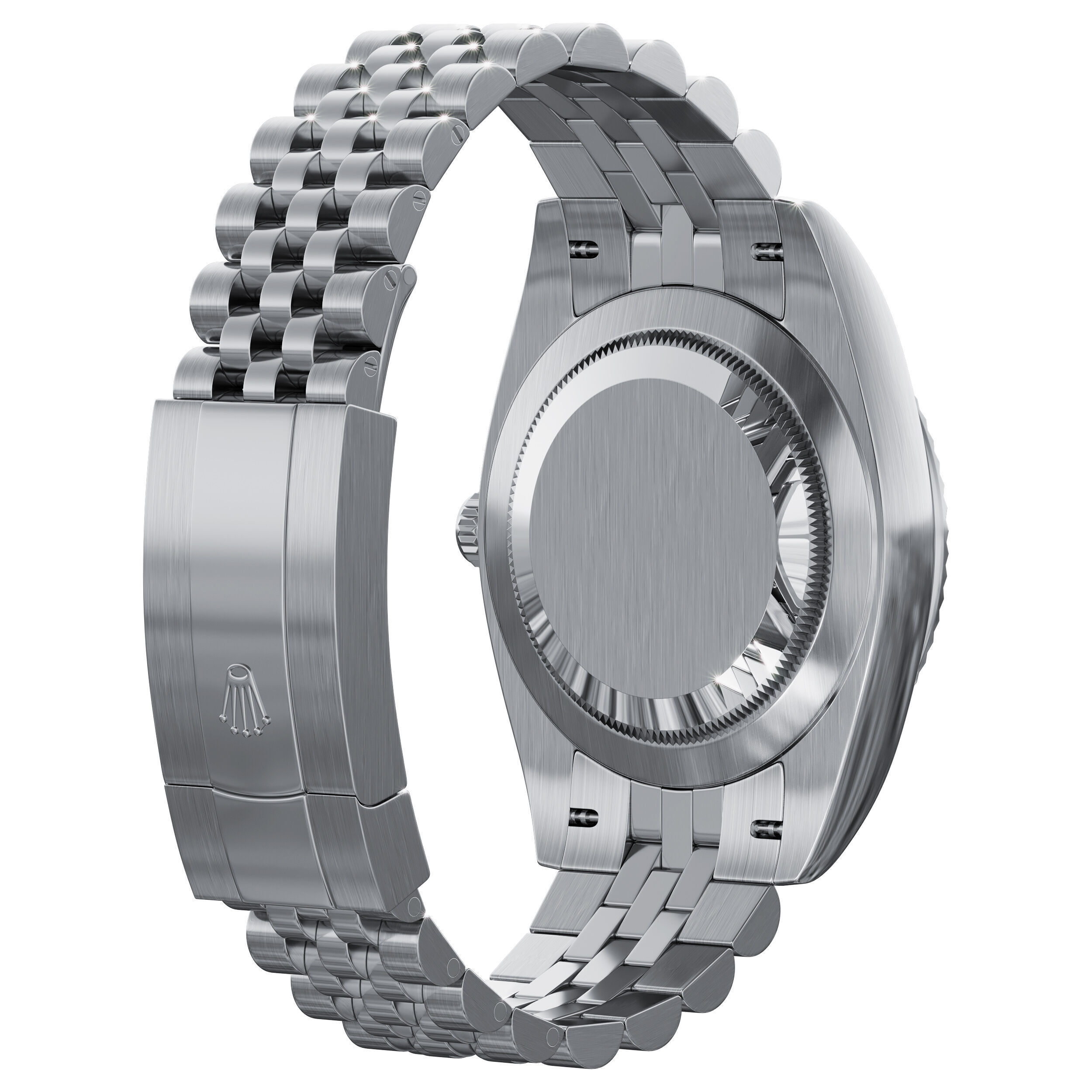 Rolex Datejust 41 blue 3D model_2