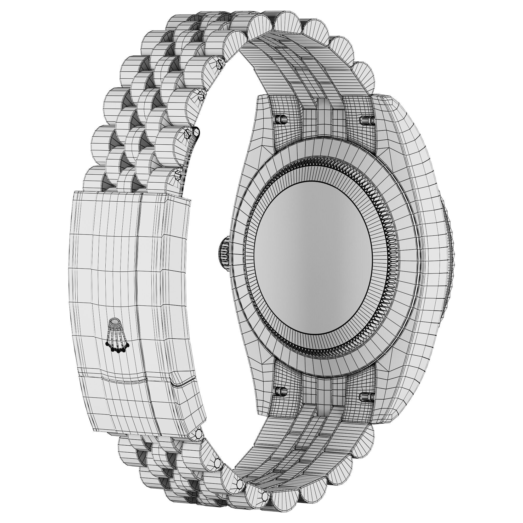 Rolex Datejust 41 blue 3D model_8