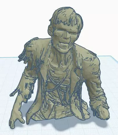 figura mr frog smilling friends 3D model_0