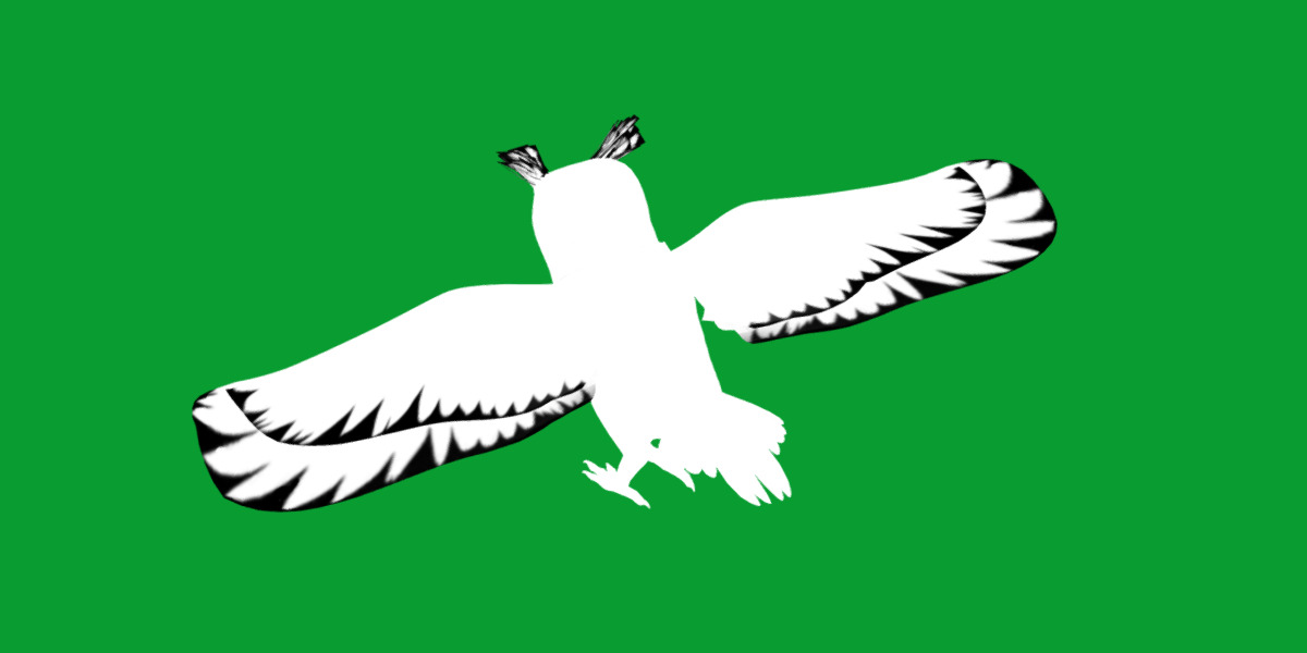 Great Horned Owl Low-poly 3D model_12