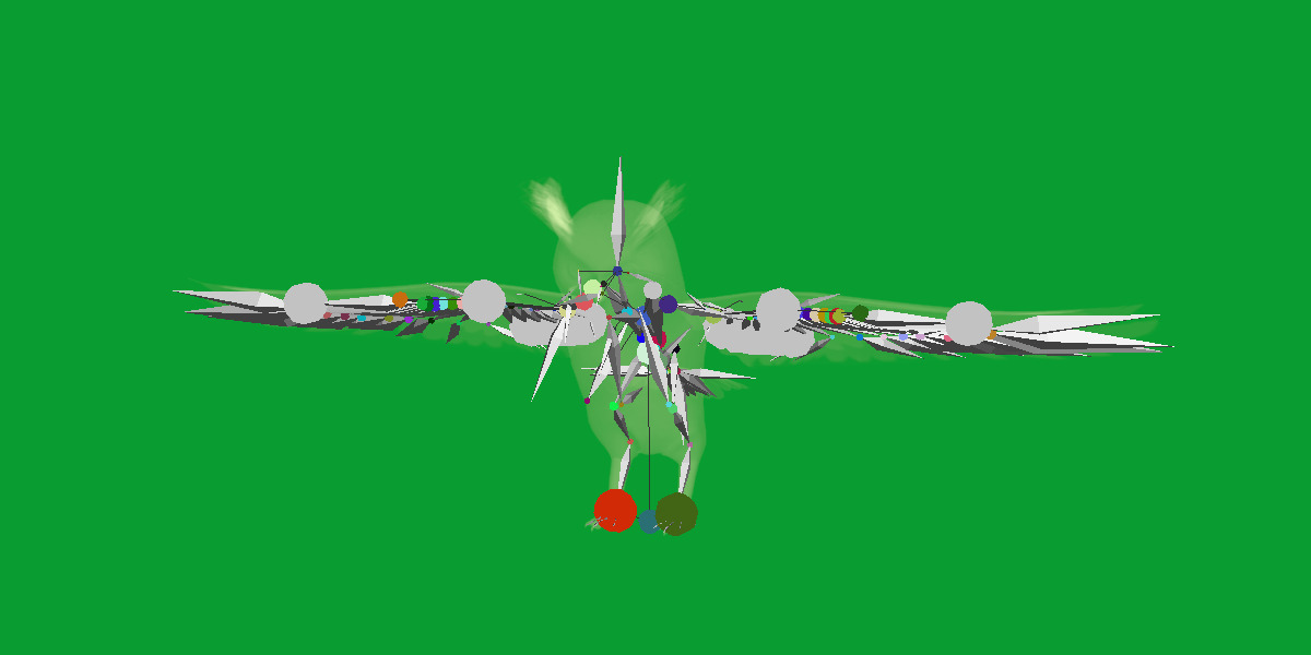 Great Horned Owl Low-poly 3D model_8