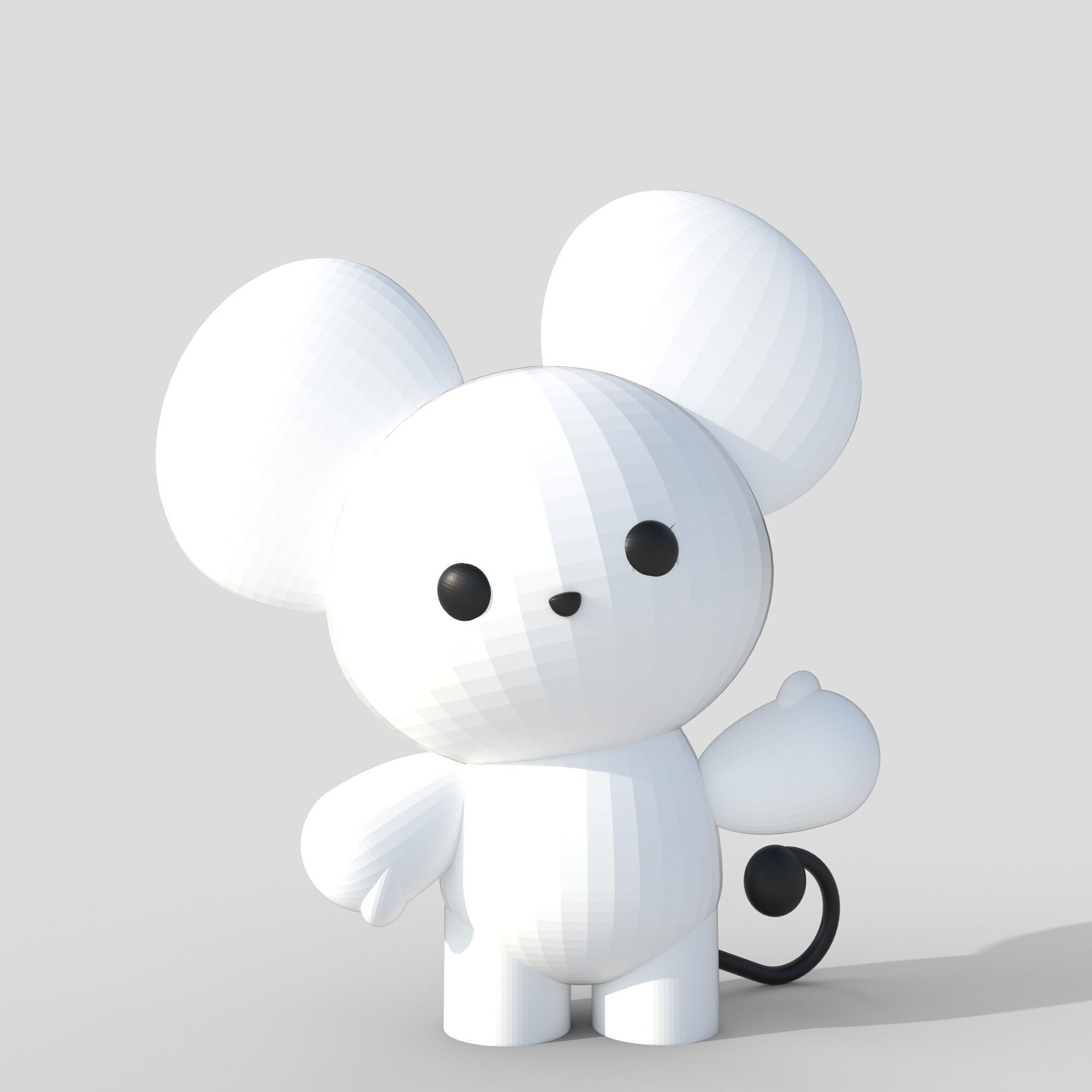 Bear Toy 3D model_2