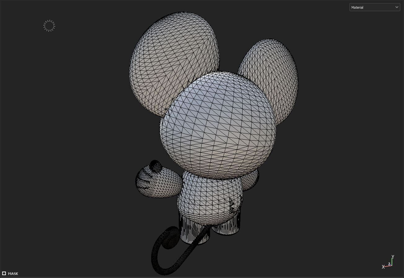 Bear Toy 3D model_8