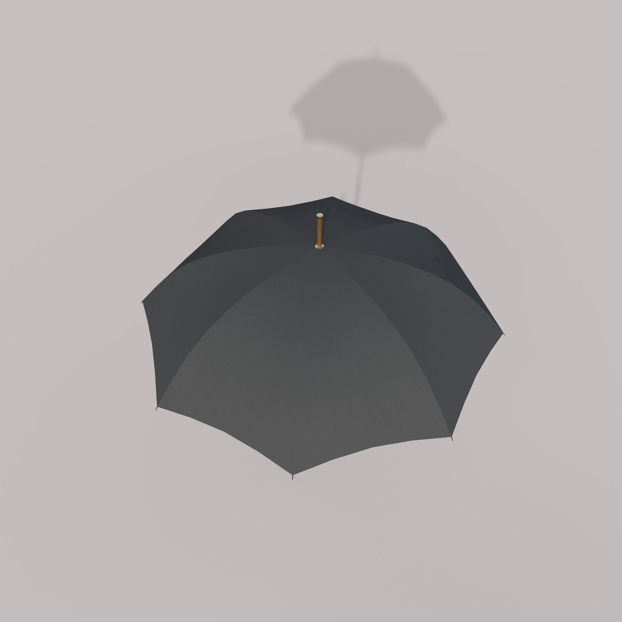 Umbrella Low-poly 3D model_3
