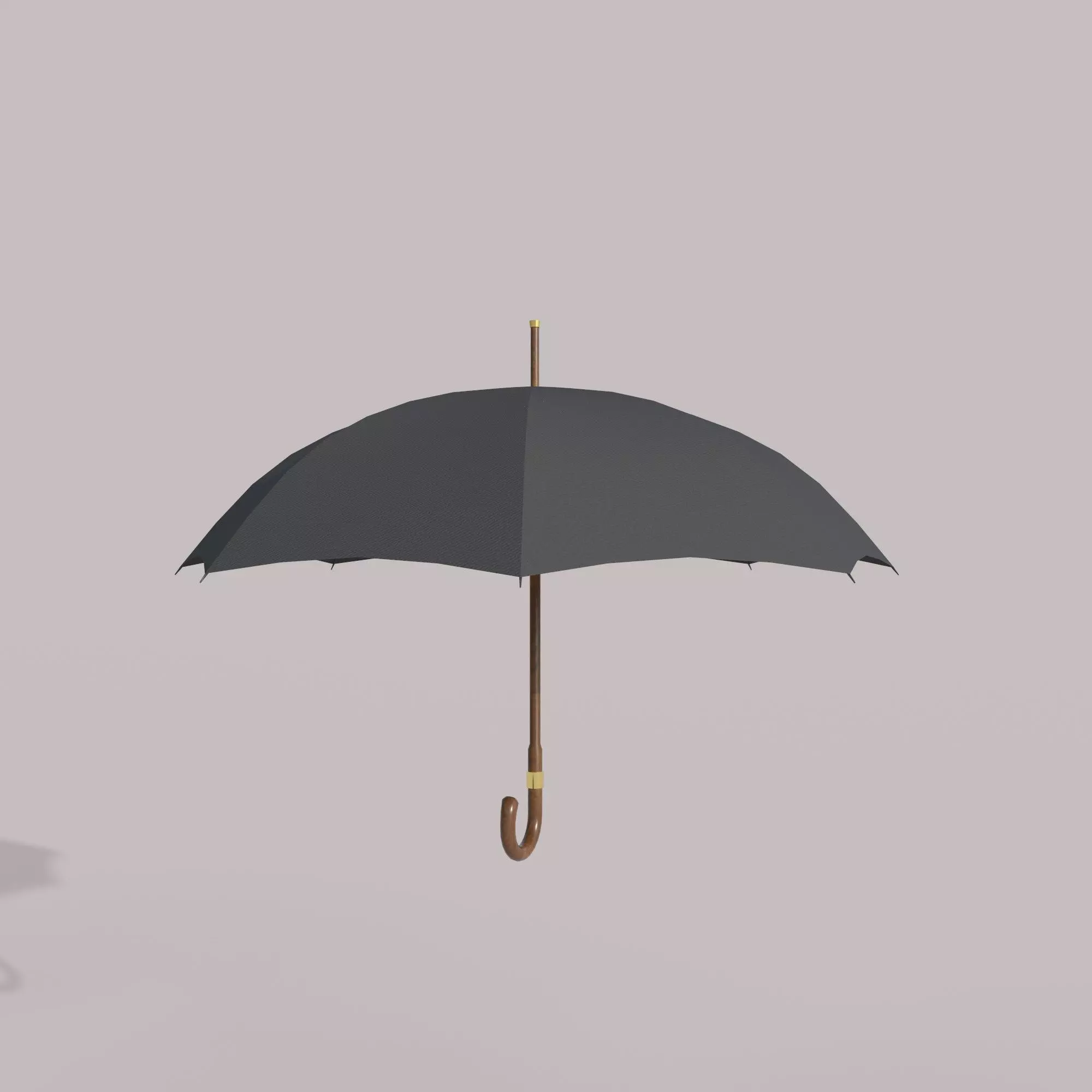 Umbrella Low-poly 3D model_0