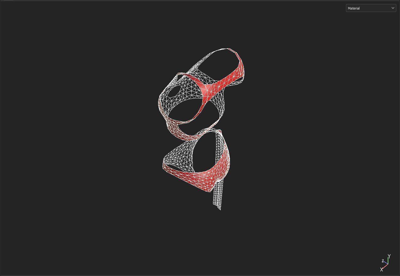 underwear Low-poly 3D model_5