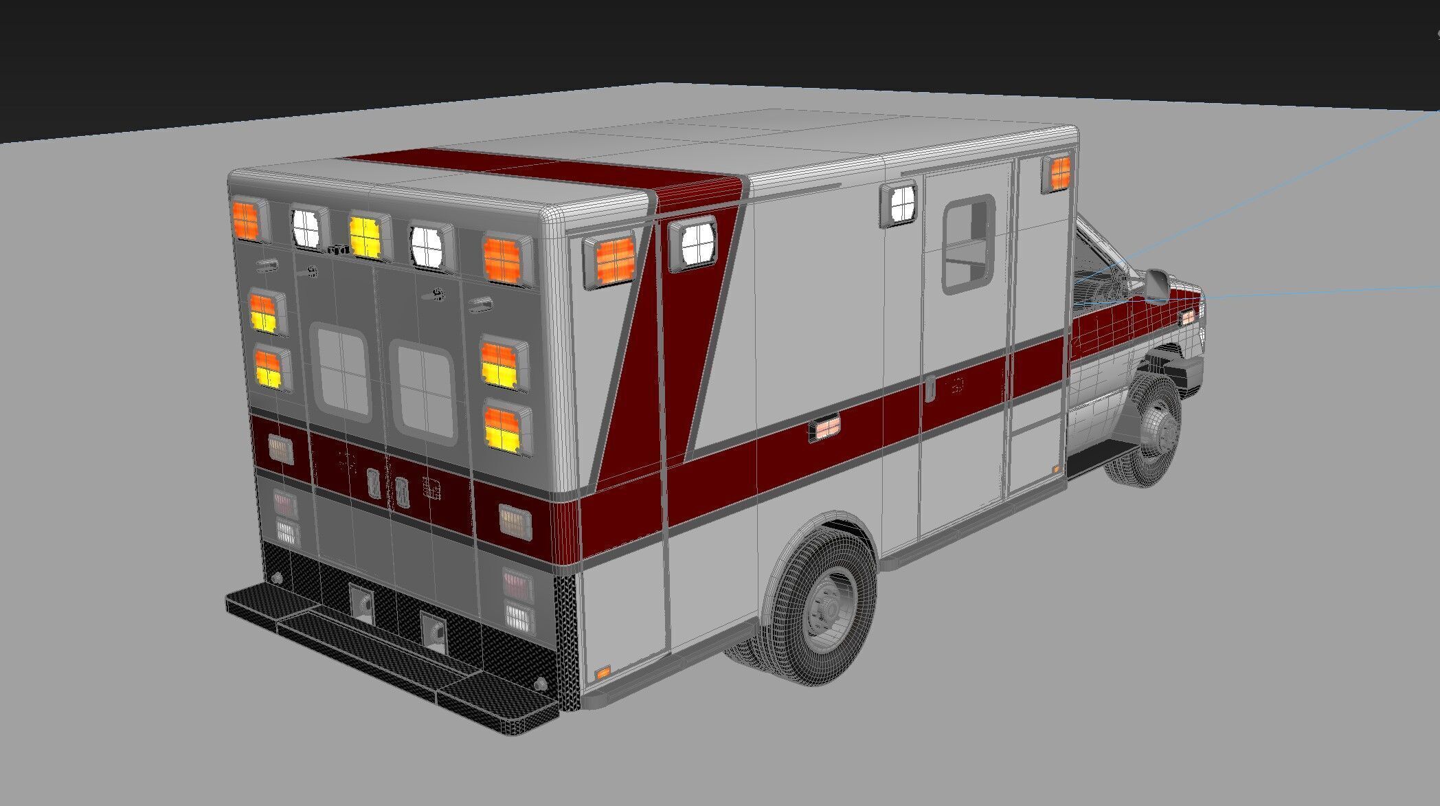 Ambulance 3D model_14