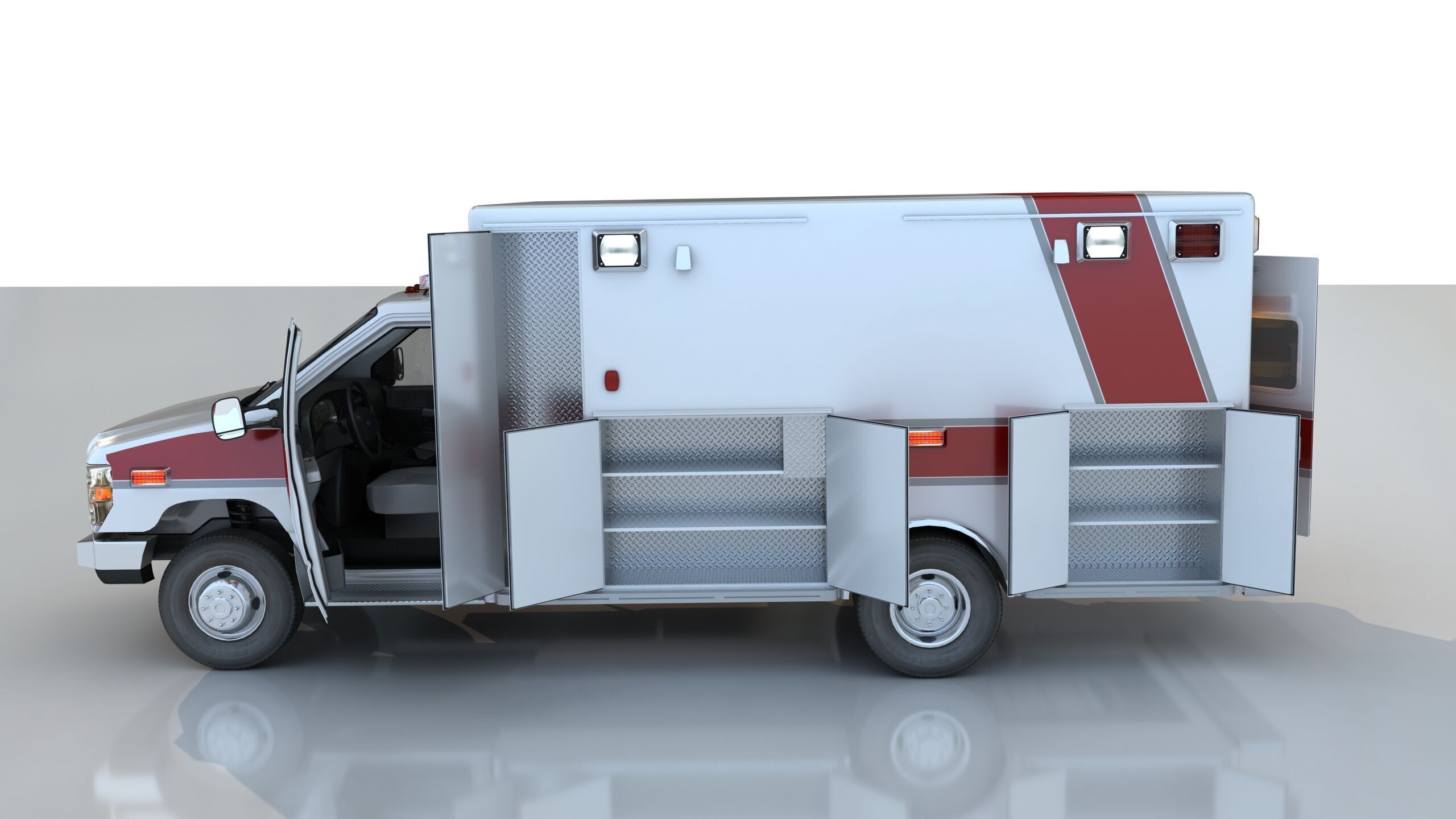 Ambulance 3D model_3