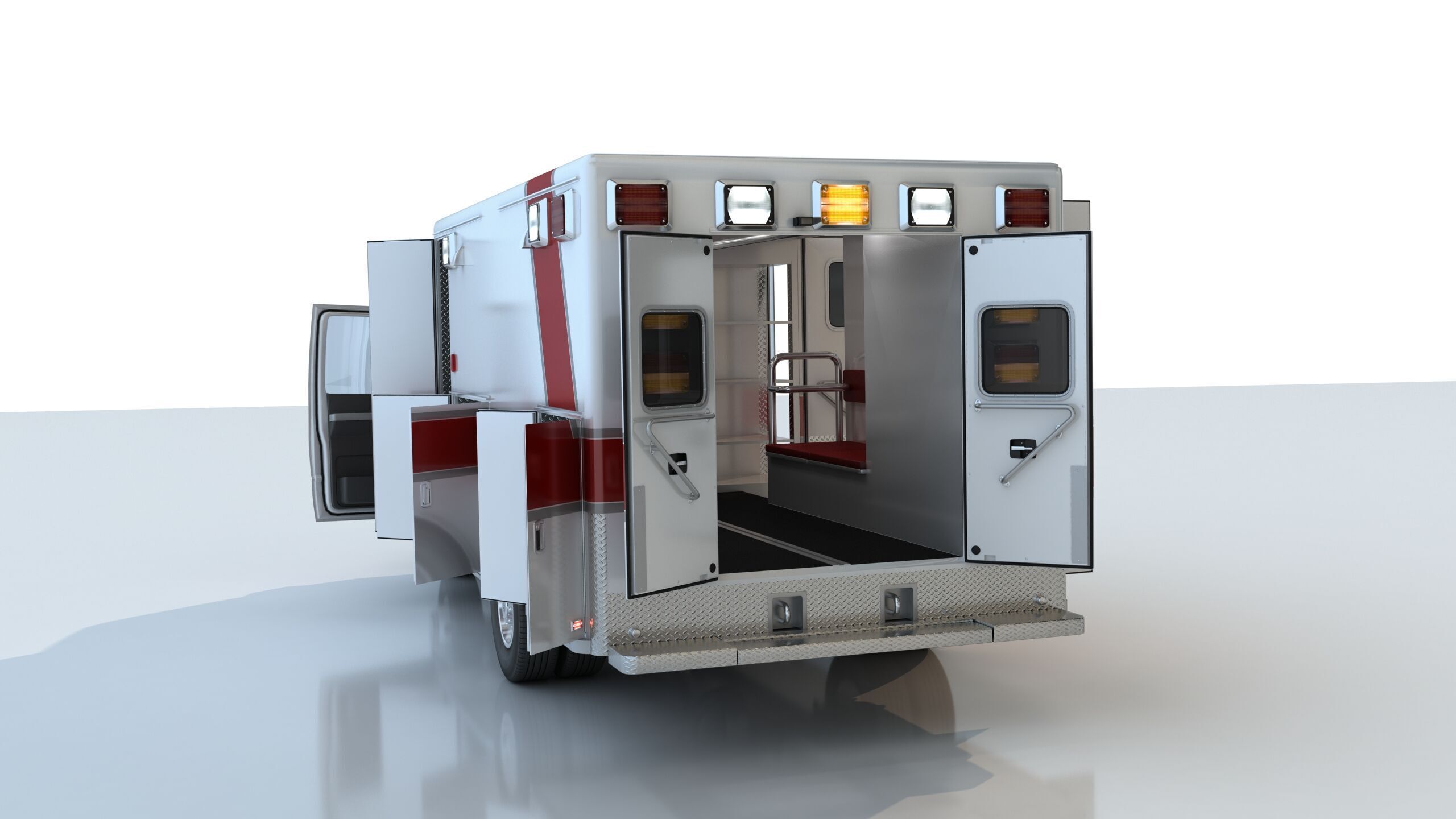 Ambulance 3D model_2