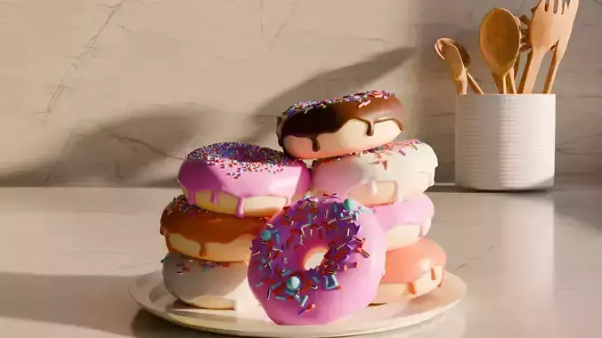 Donut scene Fully animation