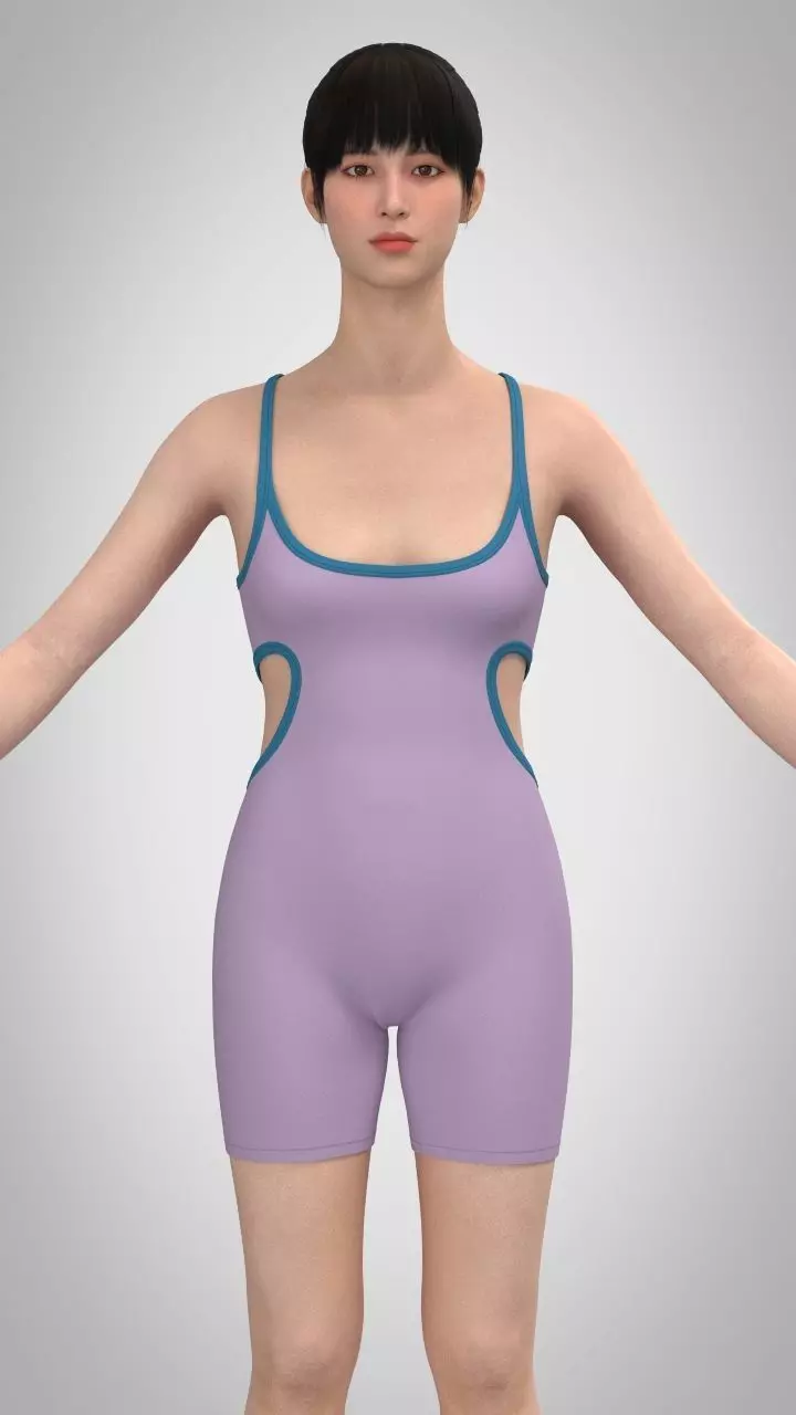 Jumpsuit Free 3D model