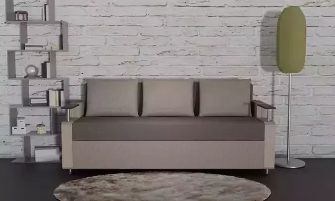 Sofa Euro Millennium brown with beige