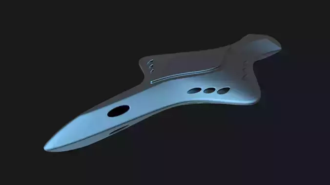 Alien Frigate Fuhar 3D model