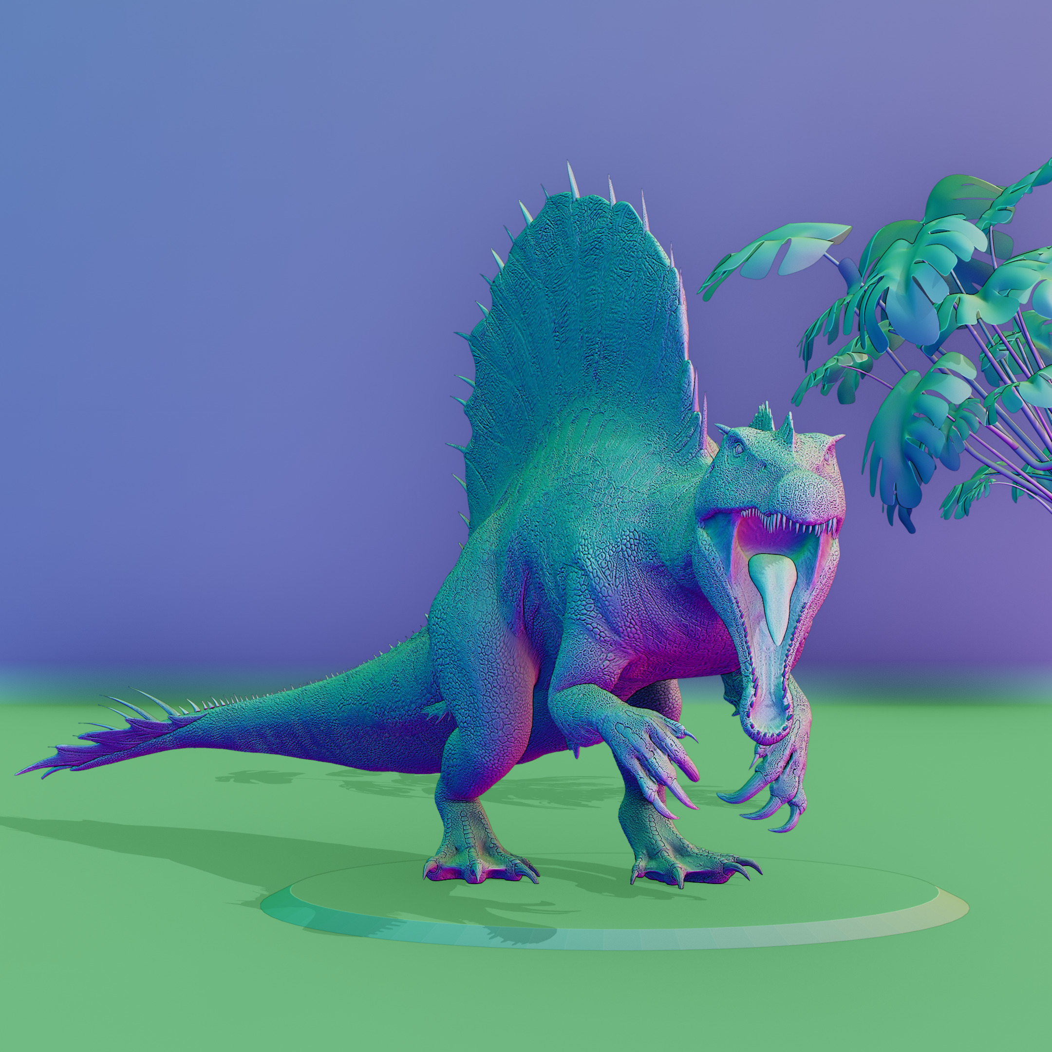 3D Printable Spinosaurus Miniature 3D print model_3