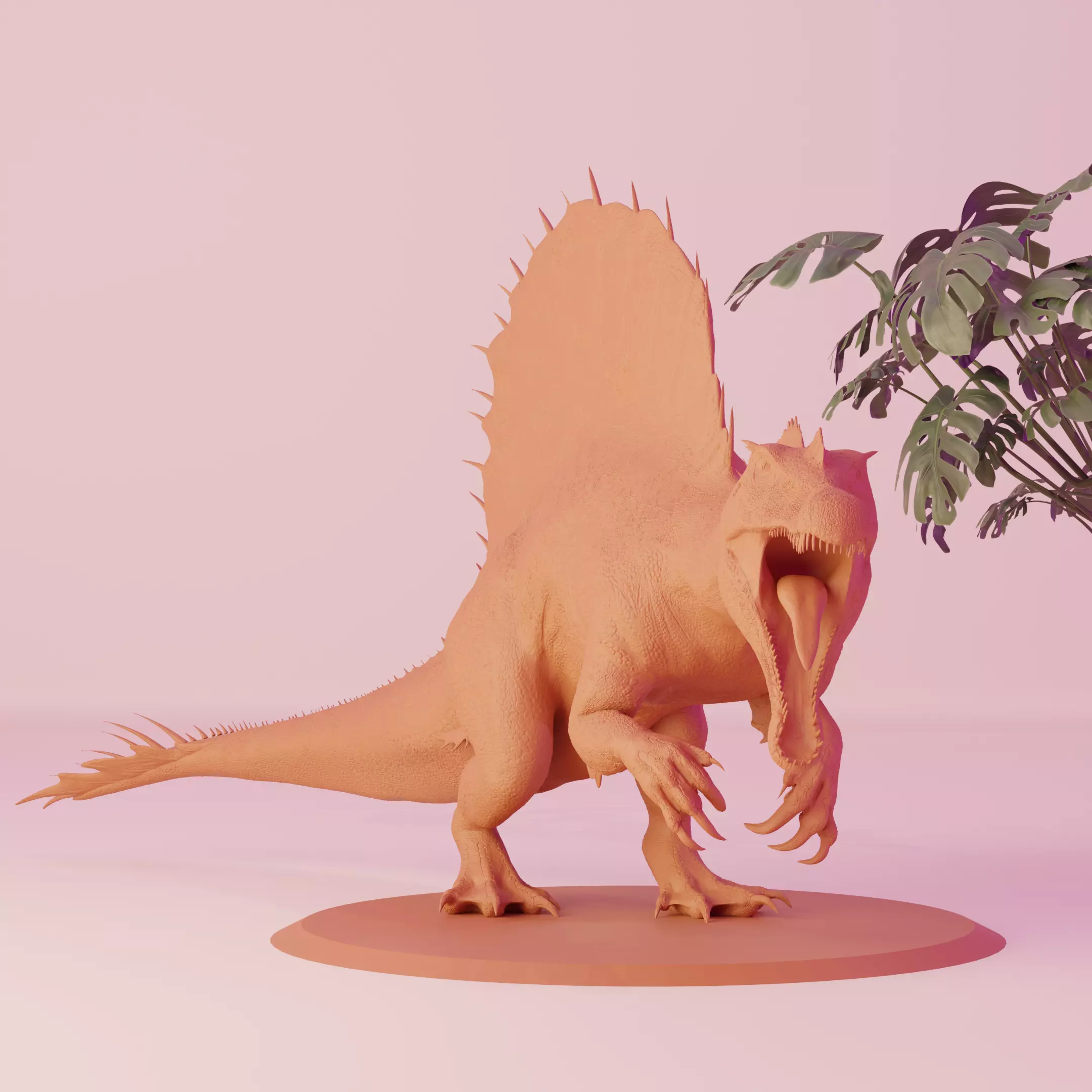 3D Printable Spinosaurus Miniature 3D print model_0