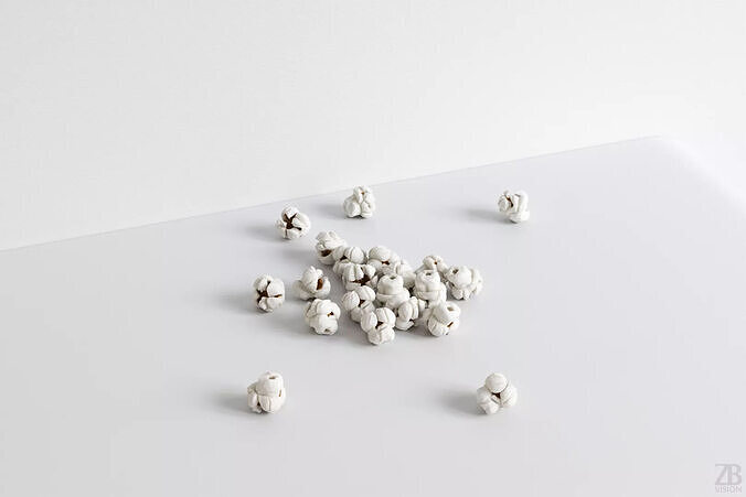Popcorn 3D model