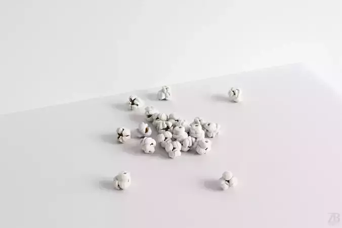 Popcorn 3D model