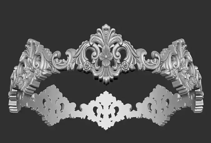 Crown 3D print model