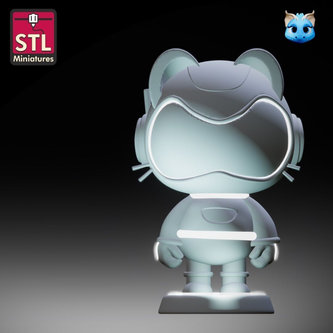 Cyber Cat Explorer 3D Printable STL Model for Pet Cat Toy 3D print model_4