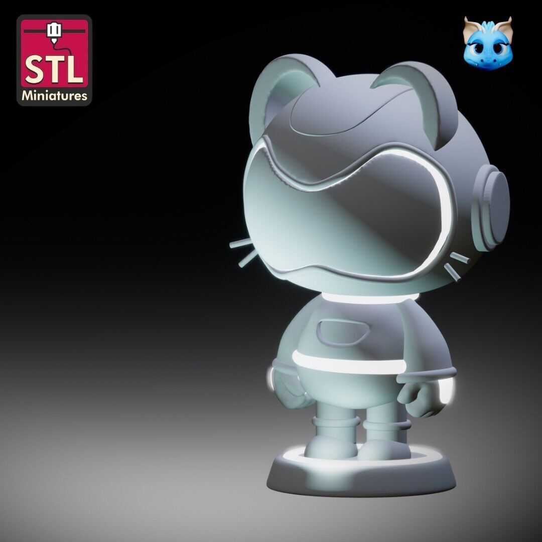 Cyber Cat Explorer 3D Printable STL Model for Pet Cat Toy 3D print model_3