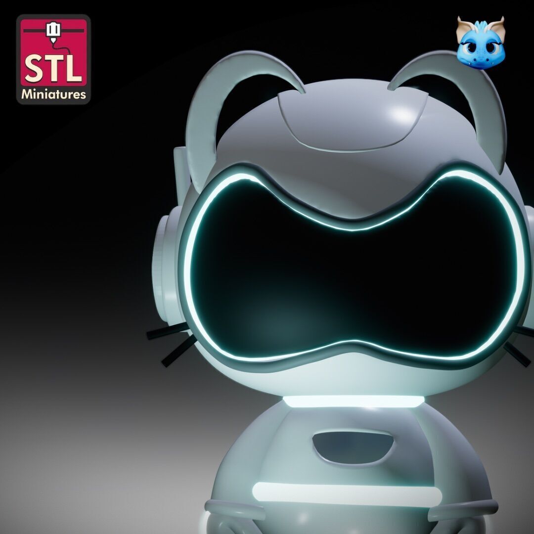 Cyber Cat Explorer 3D Printable STL Model for Pet Cat Toy 3D print model_2