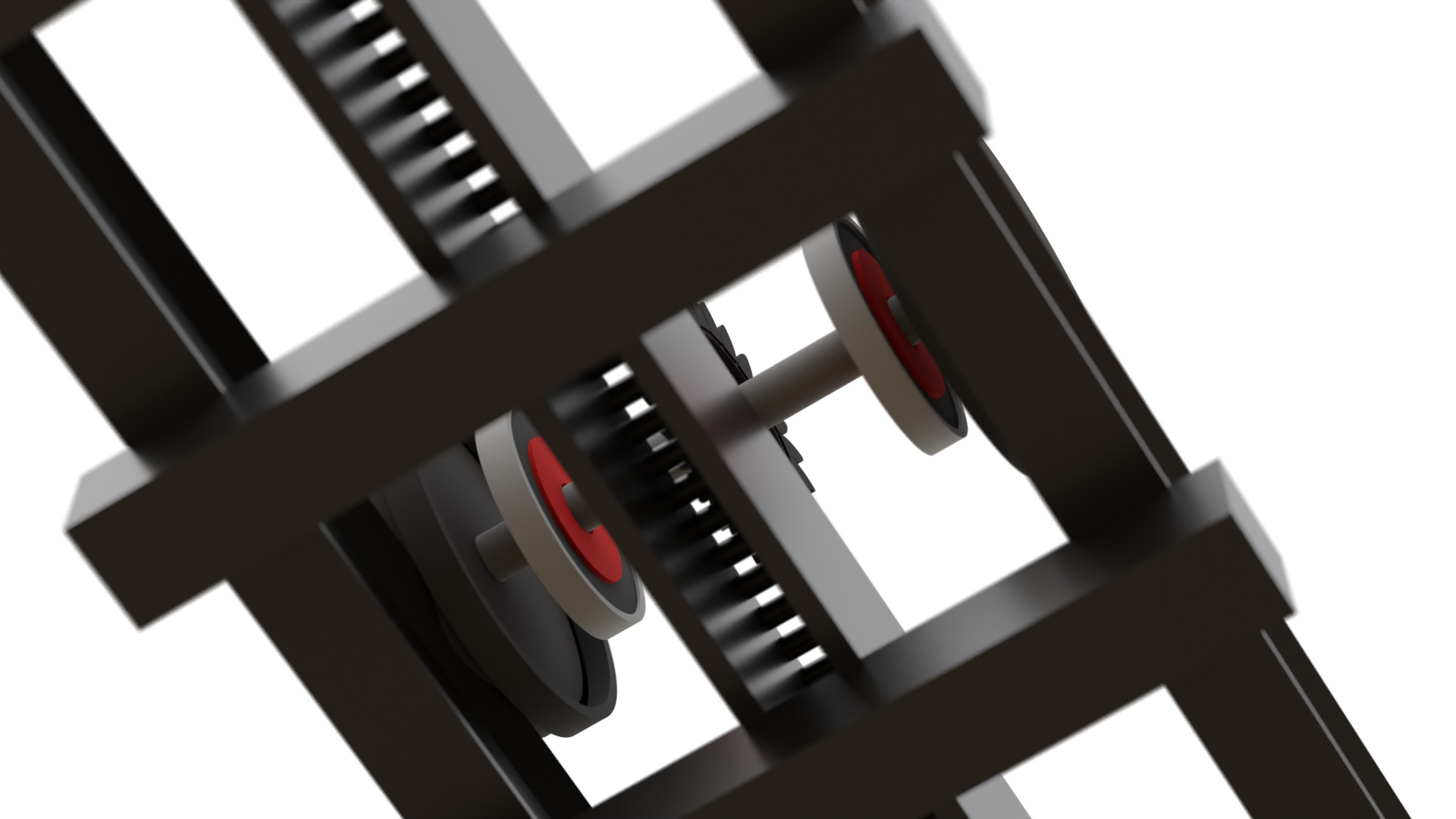 Cog Railroad System Free 3D model_6