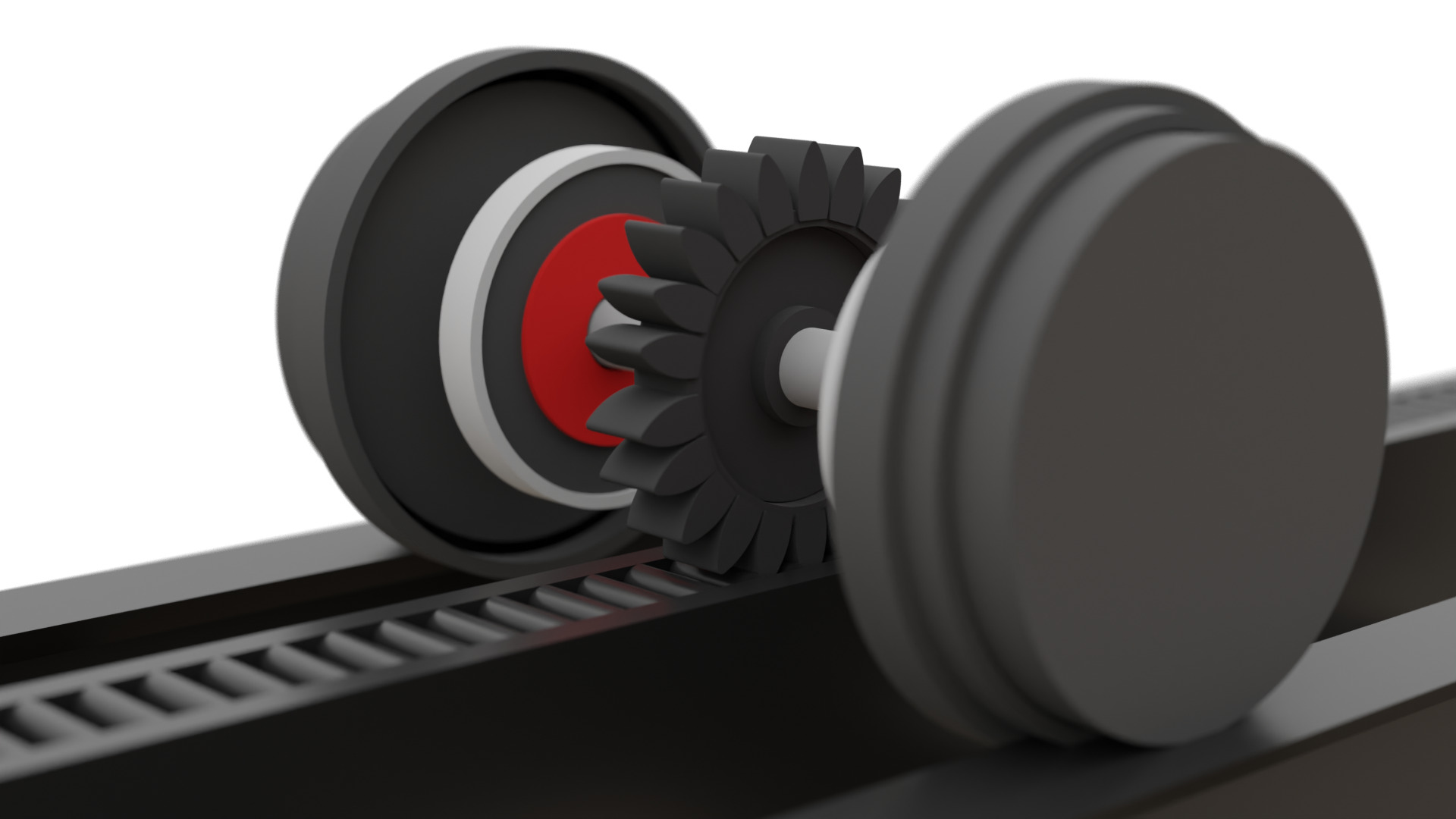 Cog Railroad System Free 3D model_3