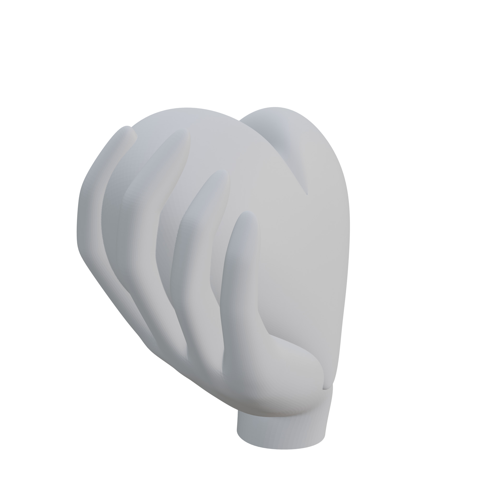 Hand Holding Heart 3D print model_7