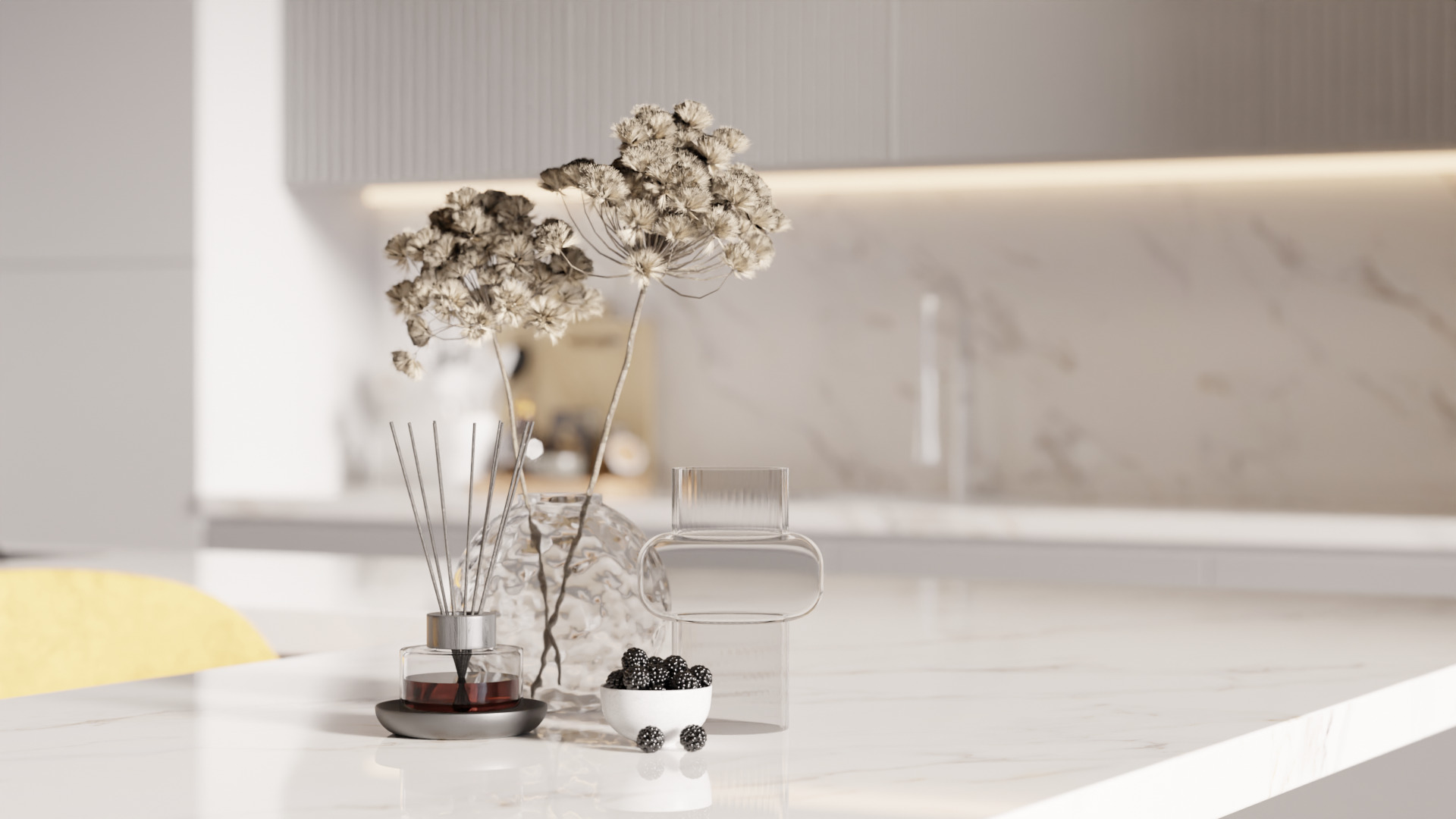 Kitchen Set 001 3D model_1