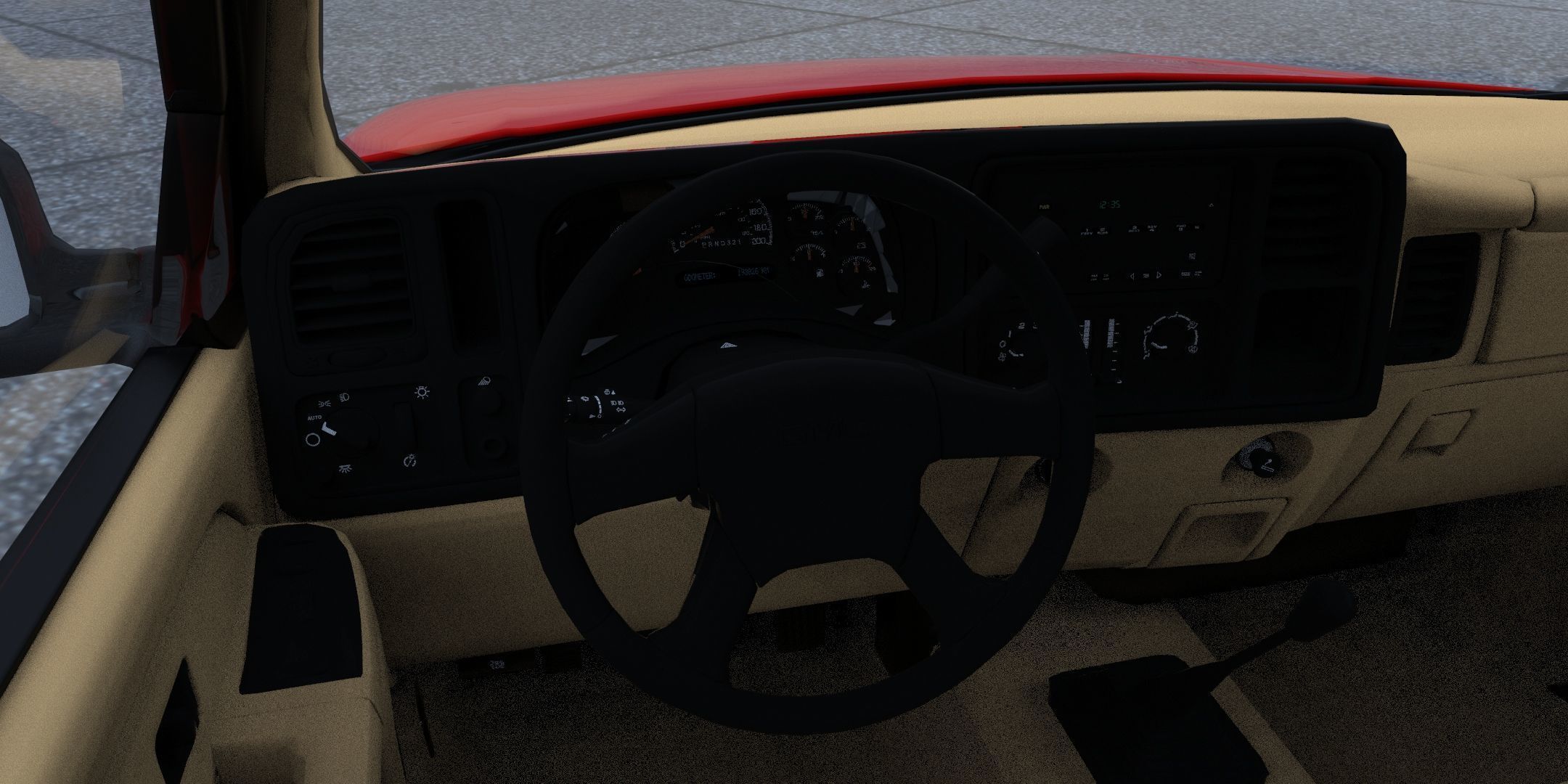 GMC Sierra 2006 Stepside - Bed 3D model_25