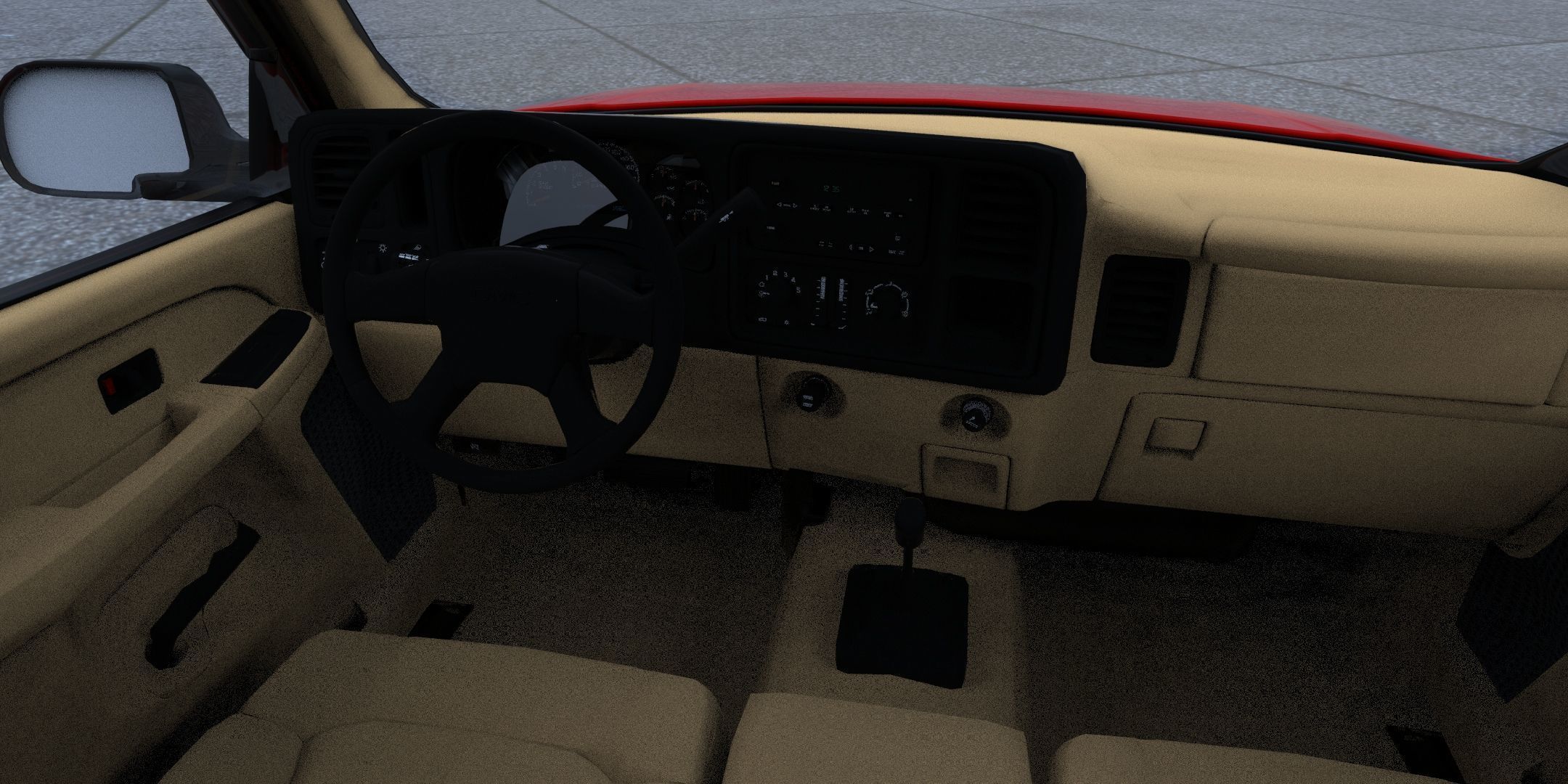GMC Sierra 2006 Stepside - Bed 3D model_24