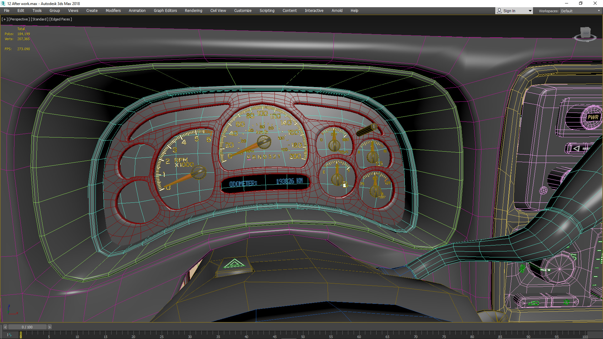 GMC Sierra 2006 Stepside - Bed 3D model_56