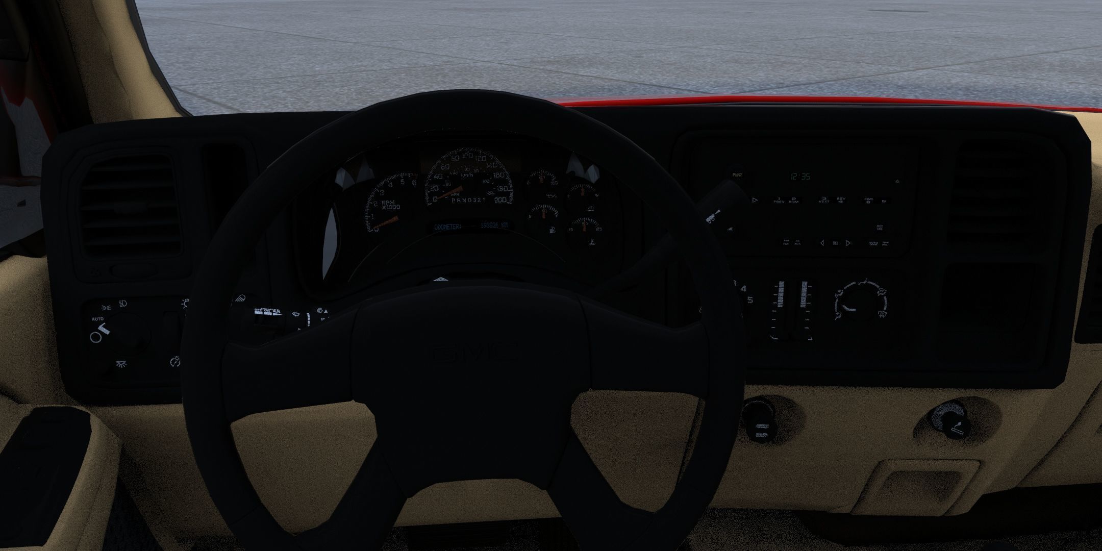GMC Sierra 2006 Stepside - Bed 3D model_26