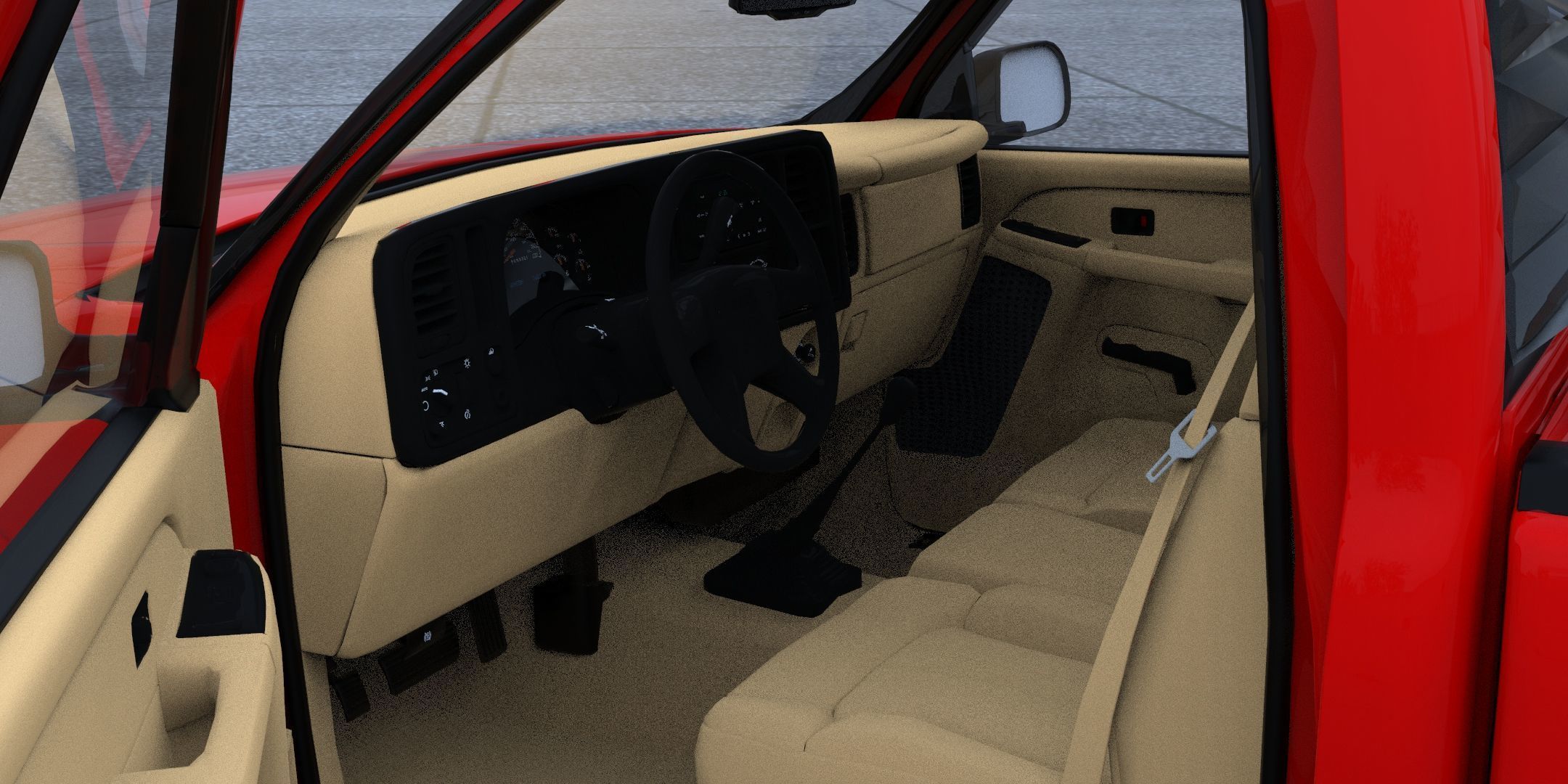 GMC Sierra 2006 Stepside - Bed 3D model_23