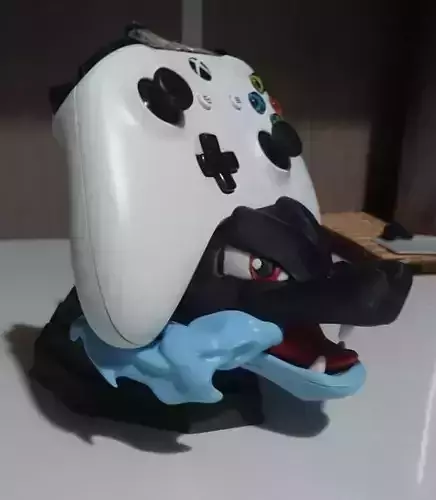 Mega Charizard X joystick stand 3D print model