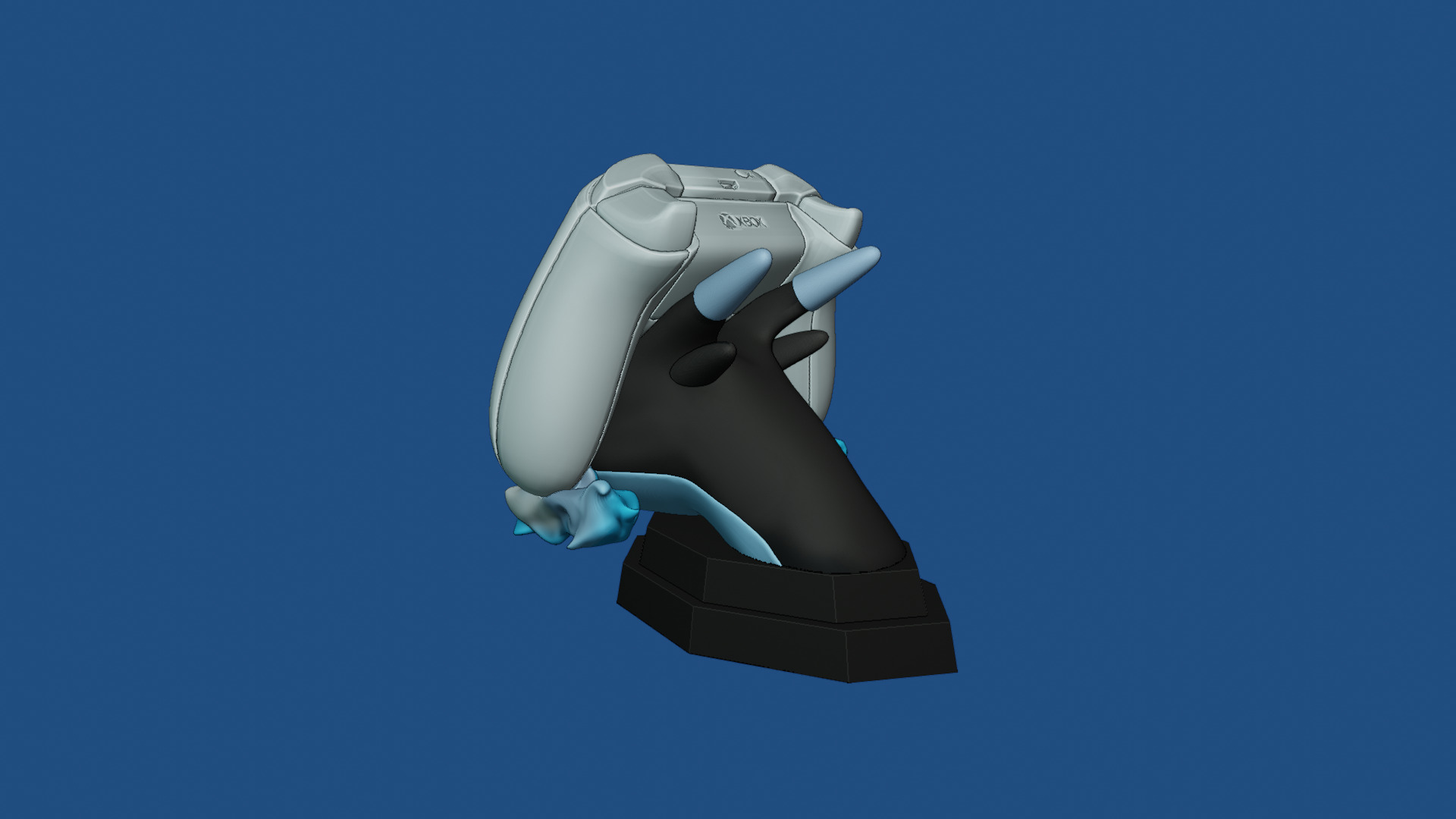 Mega Charizard X joystick stand 3D print model_6