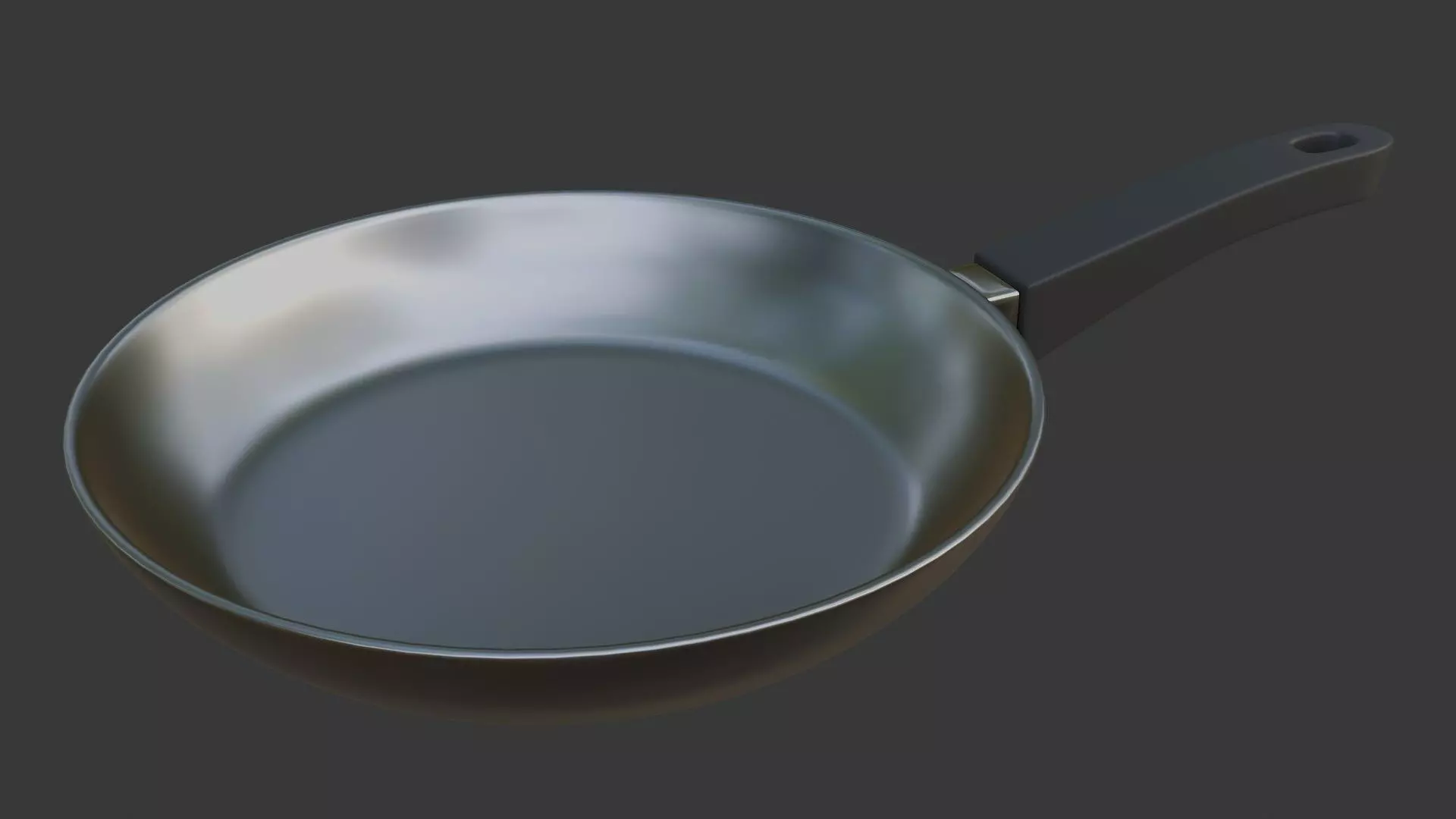 Nonstick pan Free 3D model_0
