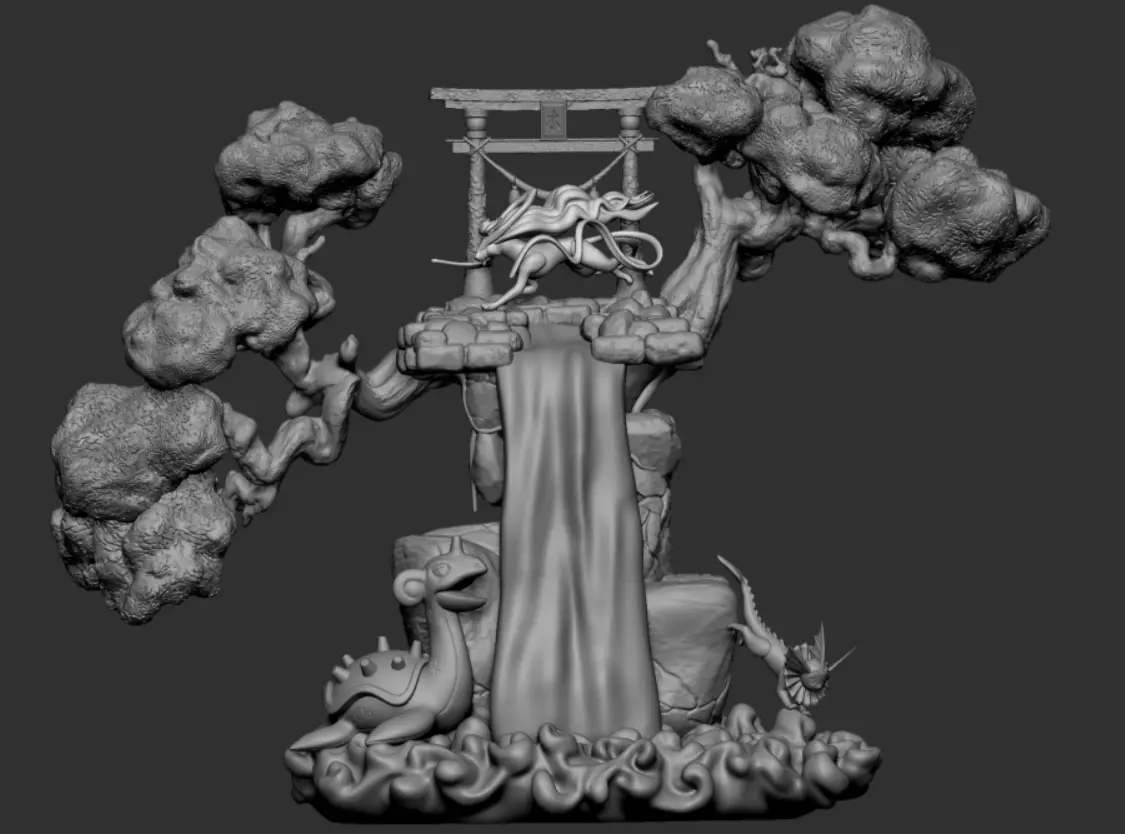 Pokemon Set File UnDecimation 3D print model