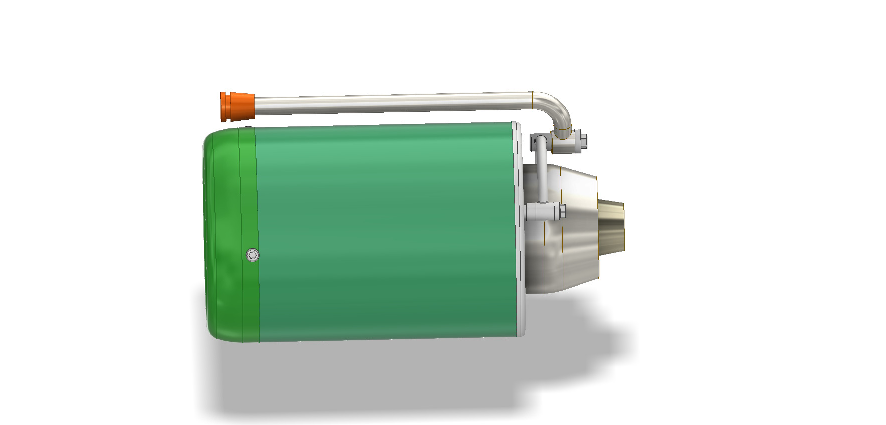 Turbojet engine 3D print model_3