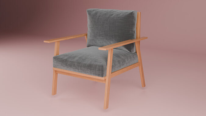 High-Quality Modern Chair 3D Model 3D model